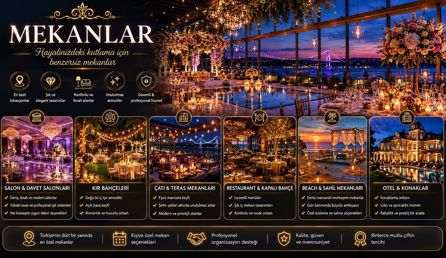 Düğün Mekanı Seçerken Sorulması Gereken 15 Soru