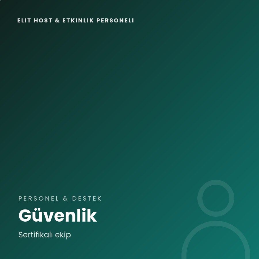 Elit Host & Etkinlik Personeli 4