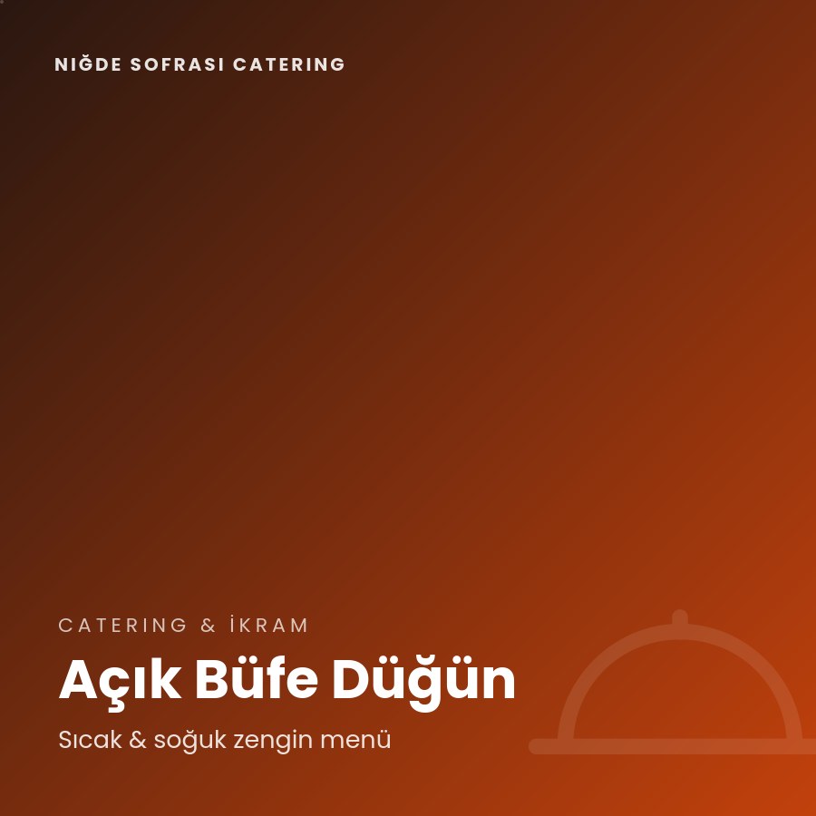 Niğde Sofrası Catering 1