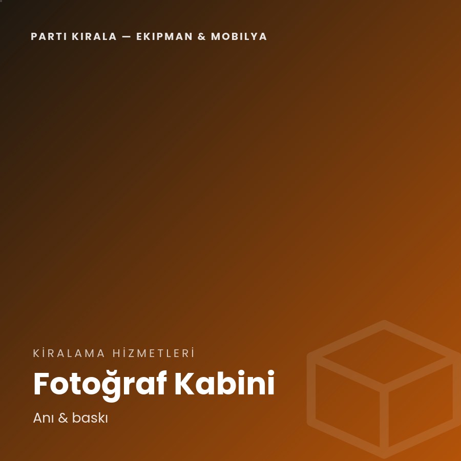 Parti Kirala — Ekipman & Mobilya 4