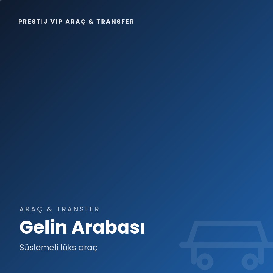 Prestij VIP Araç & Transfer 1