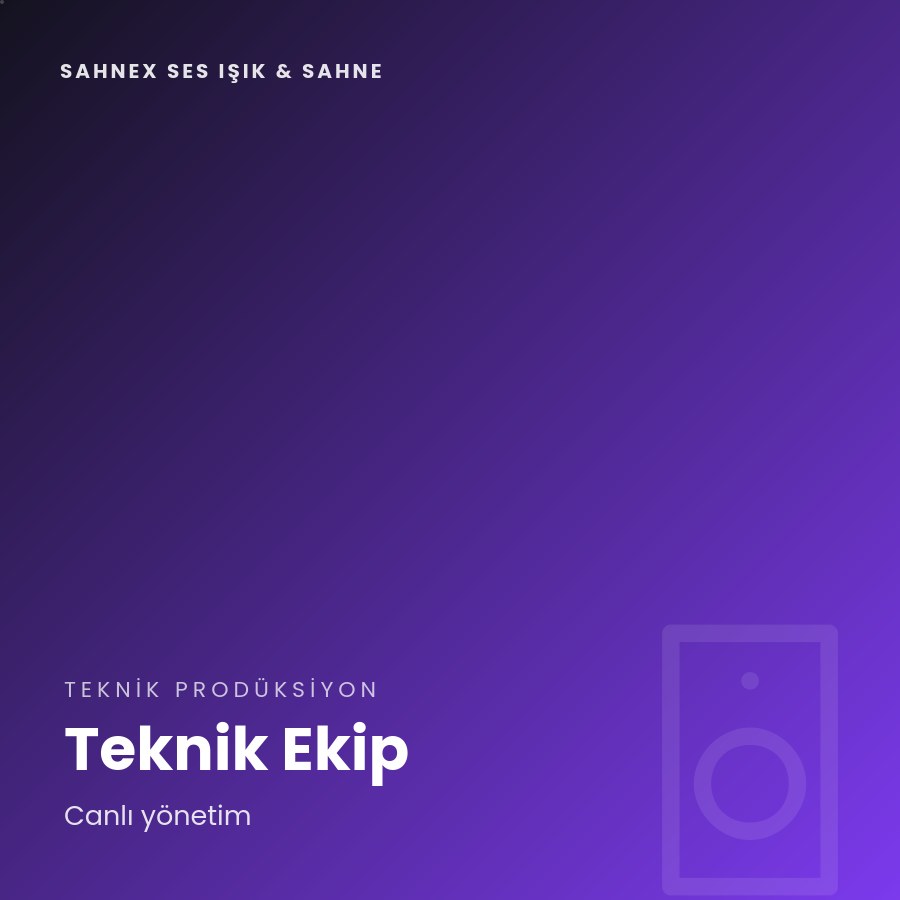 SahneX Ses Işık & Sahne 5